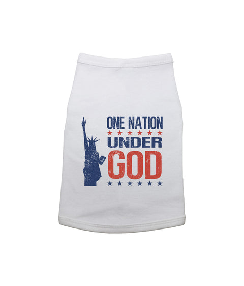 One Nation Under God Dog Shirt