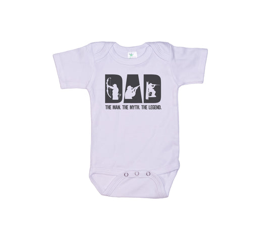Dad The Man The Myth The Legend Baby Onesie