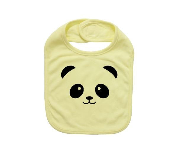 Cute Baby Bib, Panda Face, Panda Bear, Baby Panda Apparel, Baby Shower, Gift For Baby, Panda Bear Apparel, Funny Infant Bibs, Newborn Bibs - Chase Me Tees LLC