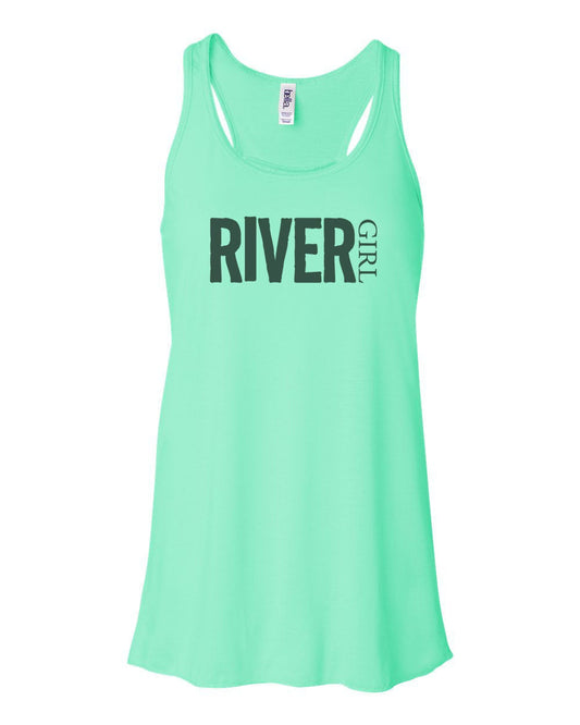 River Girl, Racerback, Float Trip Tank Top, Soft Bella Canvas, Floating Tank, River Girl Shirt, Gift For Her, Floating Racerback, Water Girl - Chase Me Tees LLC
