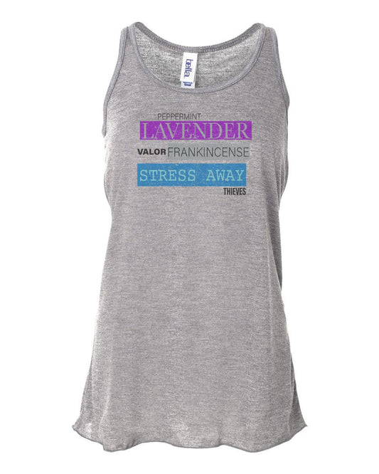 Essential Oils Tank, Lavender, Peppermint, Racerback, Frankincense, Gift For Her, Essential Oil Hustler, Valor, Thieves, Stress Away, Oils - Chase Me Tees LLC