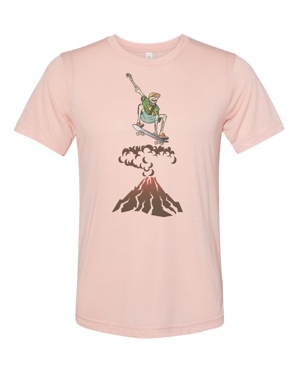 Skateboarding Shirt, Skate Over Volcano, Skateboard Tee, Gift For Skateboarder, Unisex Fit, Skating Shirt, Skateboard Apparel, Skateboard - Chase Me Tees LLC