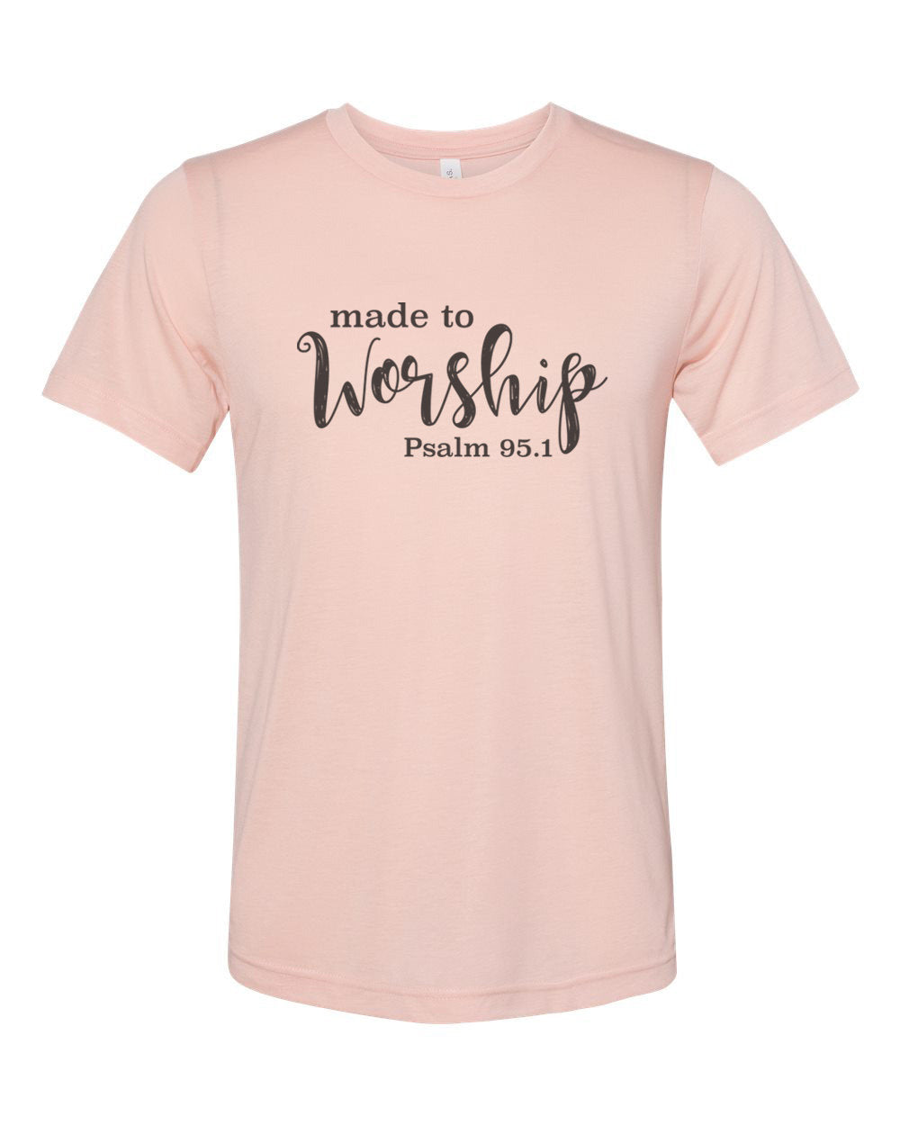 Made To Worship Shirt, Christian Tees, Christian Apparel, Religious Clothing, Jesus Shirt, Christian Shirts, Sublimation, Worship Shirt - Chase Me Tees LLC