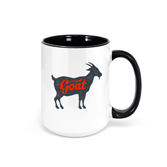 Goat Cup, Goat Mug, Greatest Of All Time, Gift For Coach, Sublimated Mugs, Funny Coffee Mugs, Sports Mug, Goat Coffee Mug, Vintage Mugs - Chase Me Tees LLC