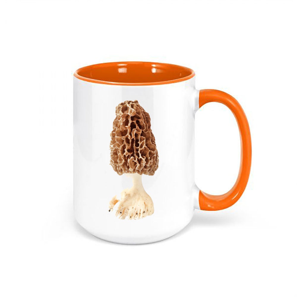 Morel Mushroom, Morel Coffee Mug, Morchella Cup, Hunting Mug, Mushroom Hunter, Mushroom Coffee Cup, Morel Lover, Gift For Him, Sublimated - Chase Me Tees LLC