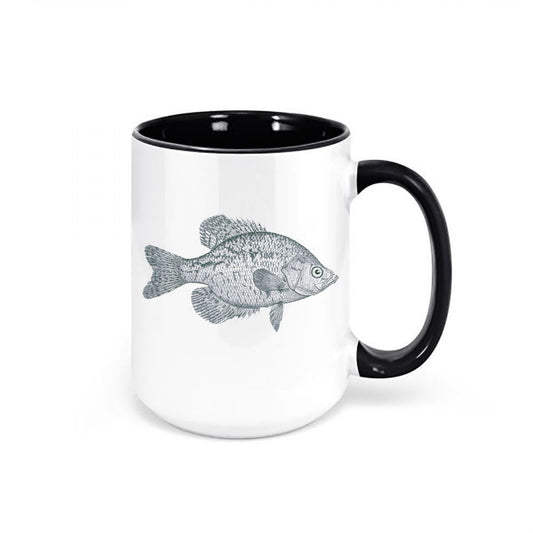 Crappie Coffee Mug, Crappie, Crappie Cup, Crappie Fisher, Gift For Fisherman, Fishing Mug, Crappie Fishing Mug, Gift For Him, Sublimated - Chase Me Tees LLC