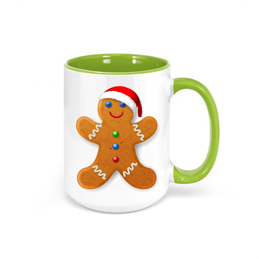 Christmas Coffee Mug, Christmas Gingerbread Man, Gingerbread Man Cup, Christmas Mugs, Sublimated Design, Christmas Mug, Christmas Cup - Chase Me Tees LLC