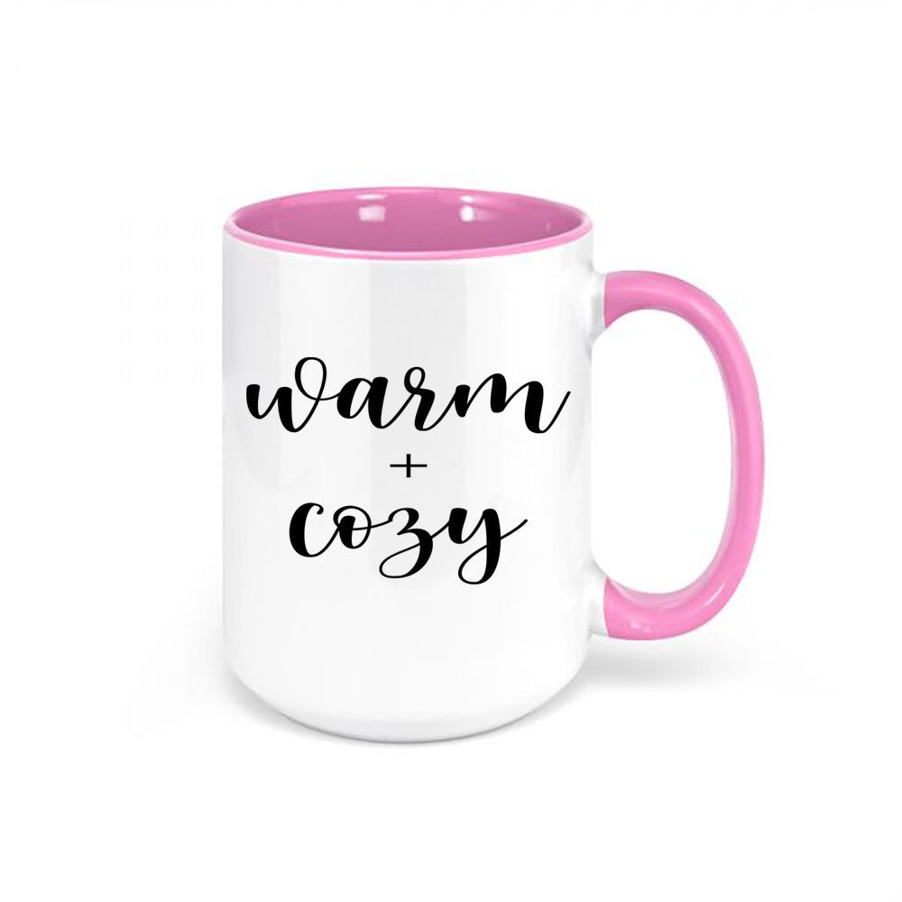 Warm And Cozy Coffee Mug, Christmas Mug, Christmas Decor, Christmas Coffee Cup, Holiday Mug, Sublimated Design, Christmas Gift, Cozy Cups - Chase Me Tees LLC