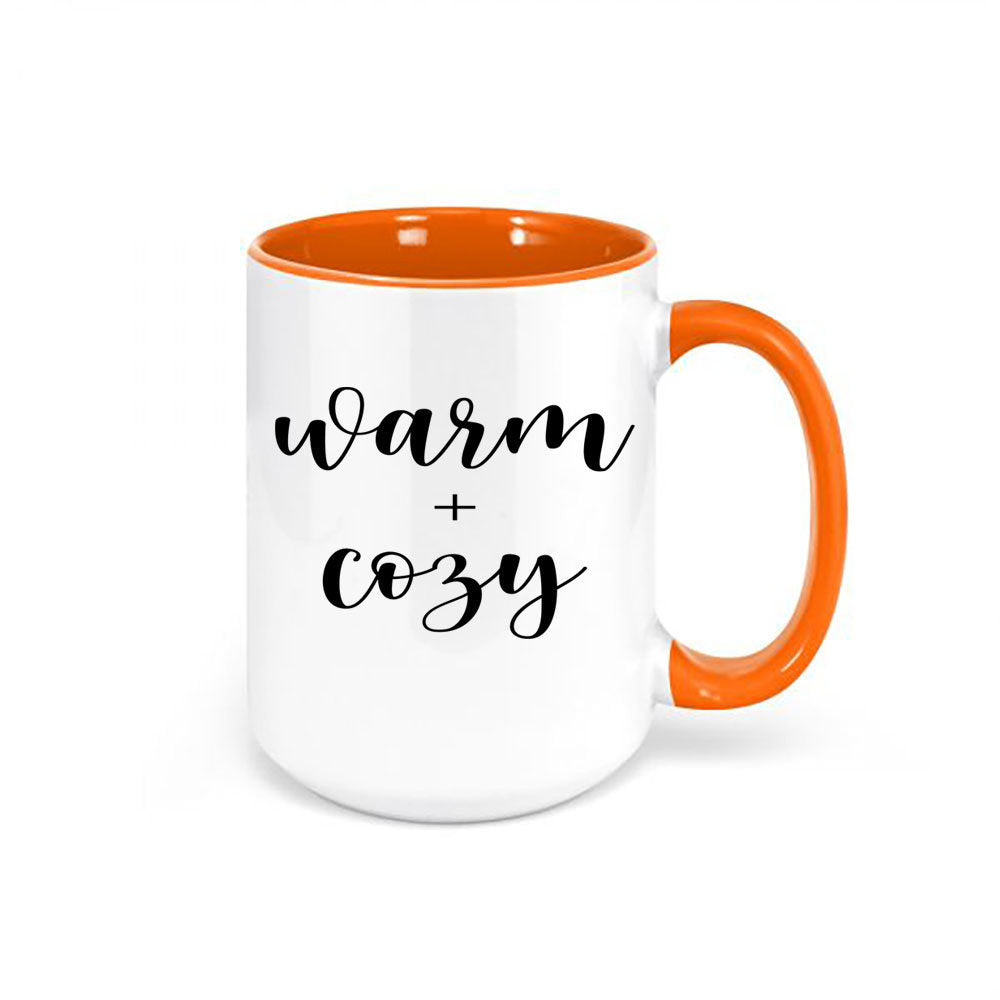 Warm And Cozy Coffee Mug, Christmas Mug, Christmas Decor, Christmas Coffee Cup, Holiday Mug, Sublimated Design, Christmas Gift, Cozy Cups - Chase Me Tees LLC