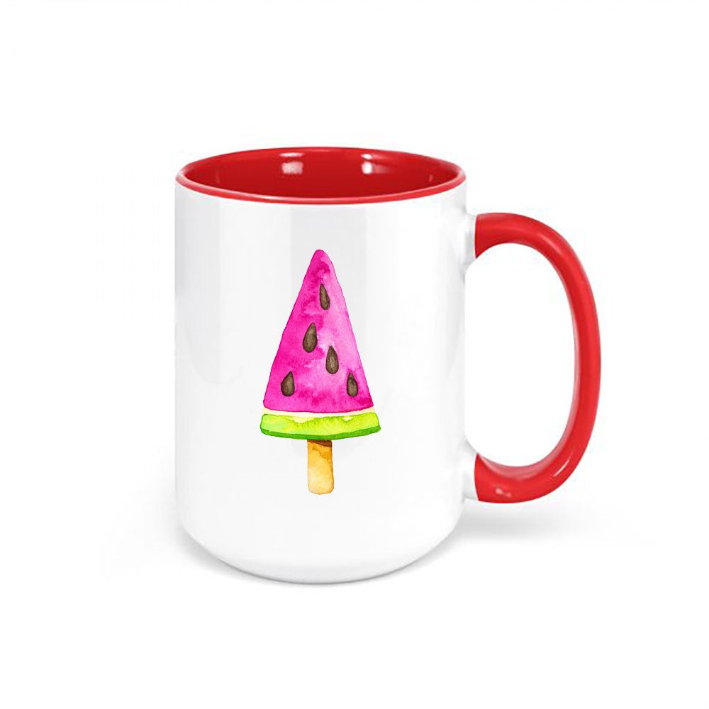 Watermelon Mug, Watermelon Popsicle, Popsicle Coffee Mug, Watermelon Coffee Cup, Watermelon Lover, Gift For Her, Birthday Gift Idea - Chase Me Tees LLC