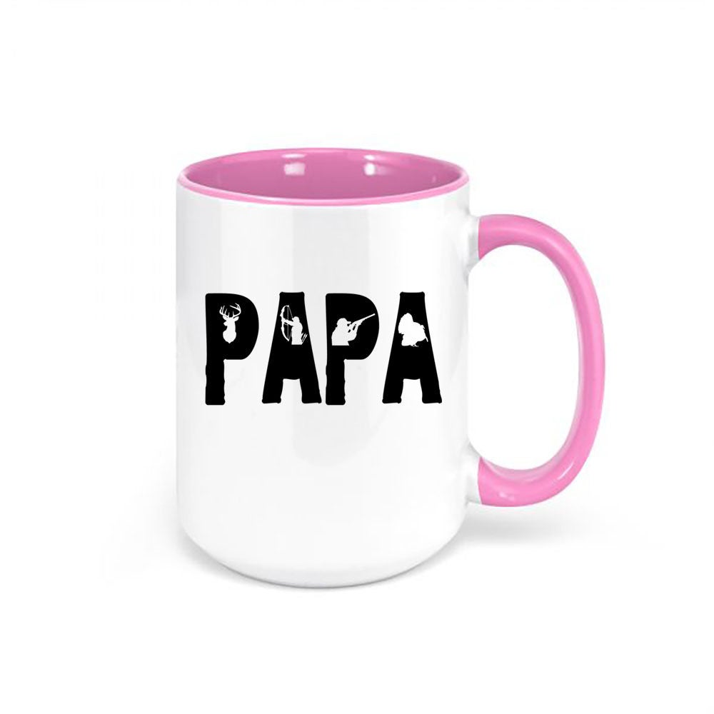 Papa Mug, Papa, Gift For Papa, Hunting Cup For Papa, Hunting And Fishing, Gun Cup, Gift For Grandpa, Gpa Mug, Grandpa Coffee Mug, Outdoors - Chase Me Tees LLC