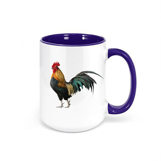 Rooster Coffee Cup, Rooster, Rooster Mug, Chicken Cup, Rooster Lover, Sublimated Design, Mom Gift, Chicken Mug, Gift For Her, Rooster Gift - Chase Me Tees LLC