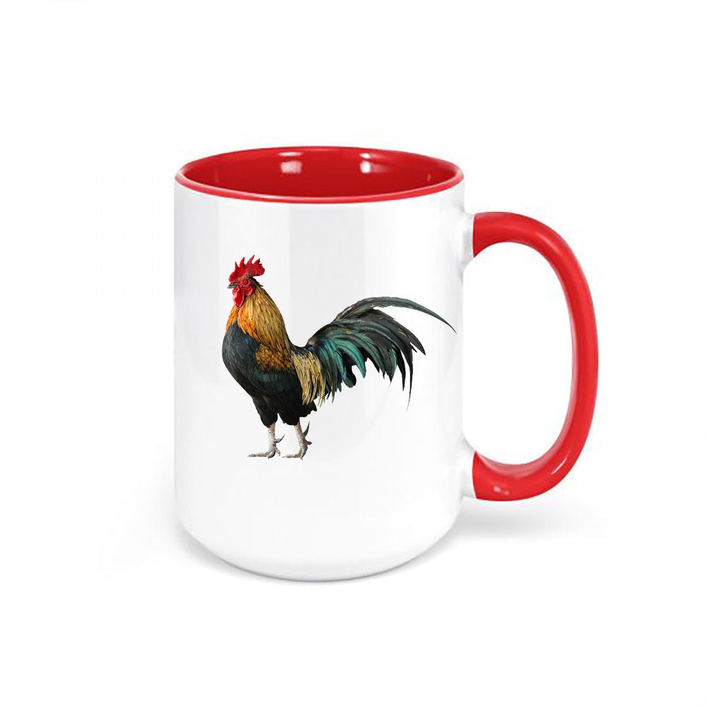 Rooster Coffee Cup, Rooster, Rooster Mug, Chicken Cup, Rooster Lover, Sublimated Design, Mom Gift, Chicken Mug, Gift For Her, Rooster Gift - Chase Me Tees LLC