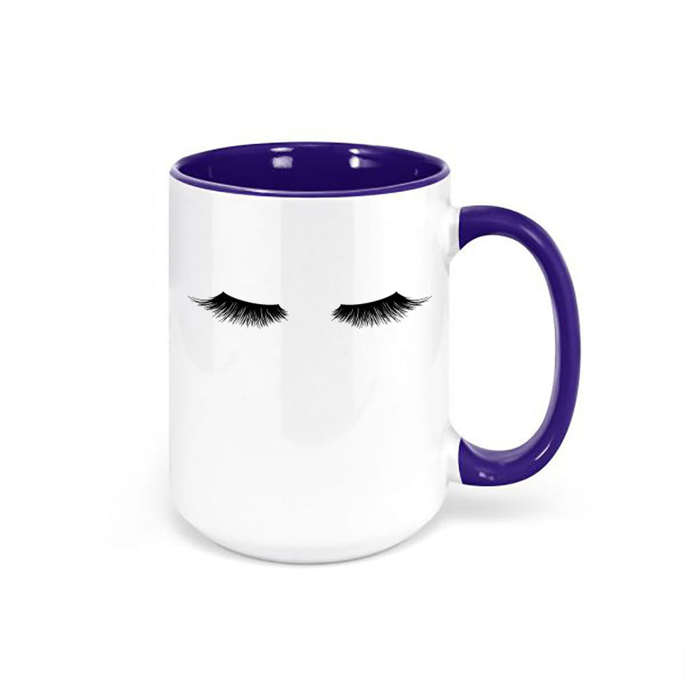 Eyelash Mug, Eyelashes, Esthetician Mug, Eyelashes Coffee Mug, Eyelashes Cup, Gift For Esthetician, Makeup Gift, Wedding Mug, Salon Mug - Chase Me Tees LLC