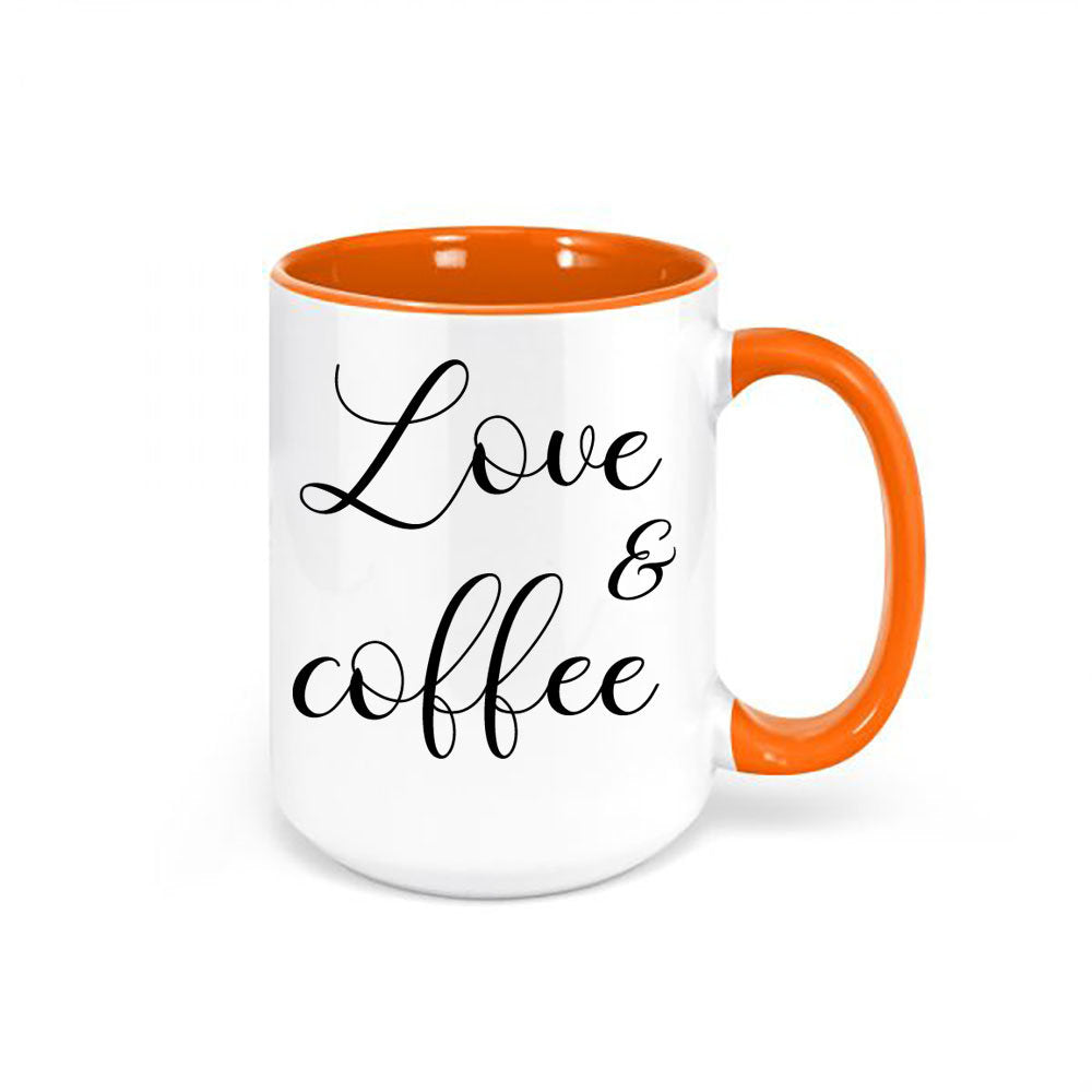 Love And Coffee, Inspirational Mugs, Gift For Her, Home Decor, Coffee Lover, Gift For Her, Mother's Day Gift, Love Coffee Mug, Love Cup - Chase Me Tees LLC