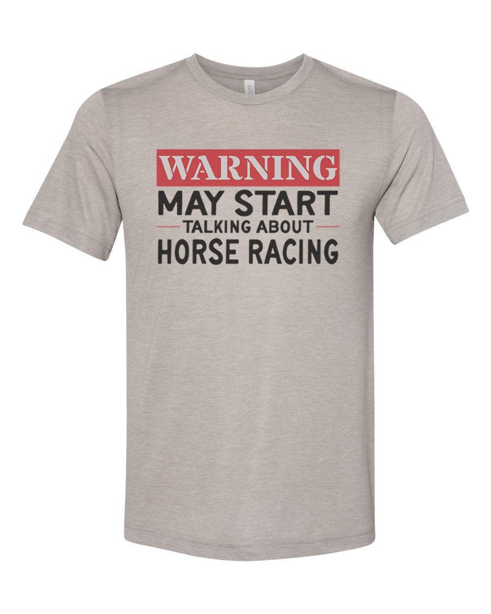 Horse Racing Shirt, Thinking About Horse Racing, Equestrian Shirt, Horse Shirt, Unisex Fit, Horse Gift, Equestrian Gift, Horses, Horseback - Chase Me Tees LLC