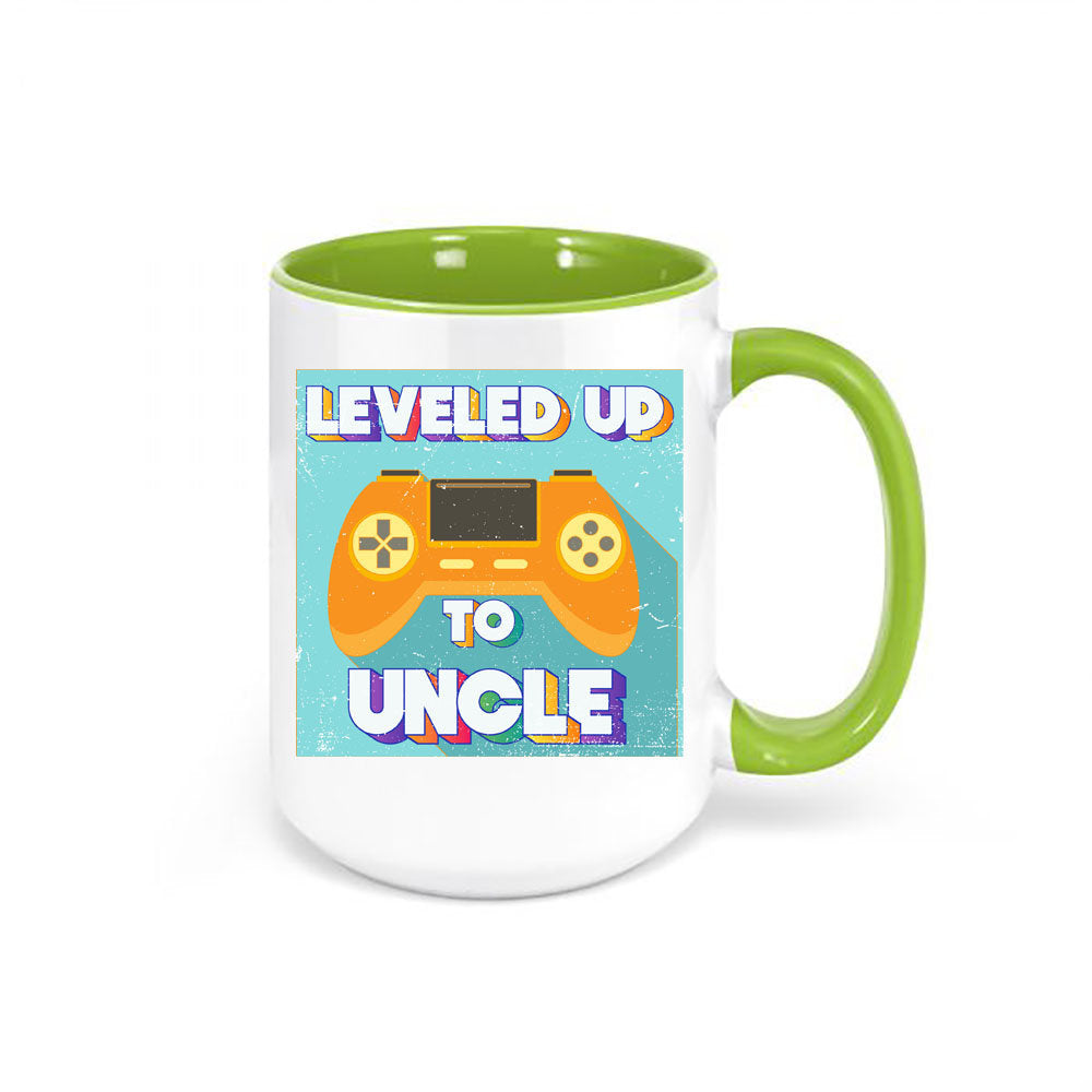 Uncle To Be, Leveled Up To Uncle, Uncle Baby Announcement, New Uncle Mug, Gift For Uncle, Uncle Life Mug, Uncle Gift, Gamer Uncle, Gaming - Chase Me Tees LLC