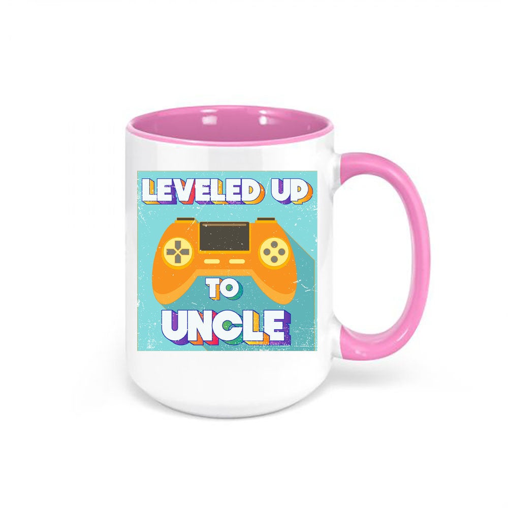 Uncle To Be, Leveled Up To Uncle, Uncle Baby Announcement, New Uncle Mug, Gift For Uncle, Uncle Life Mug, Uncle Gift, Gamer Uncle, Gaming - Chase Me Tees LLC