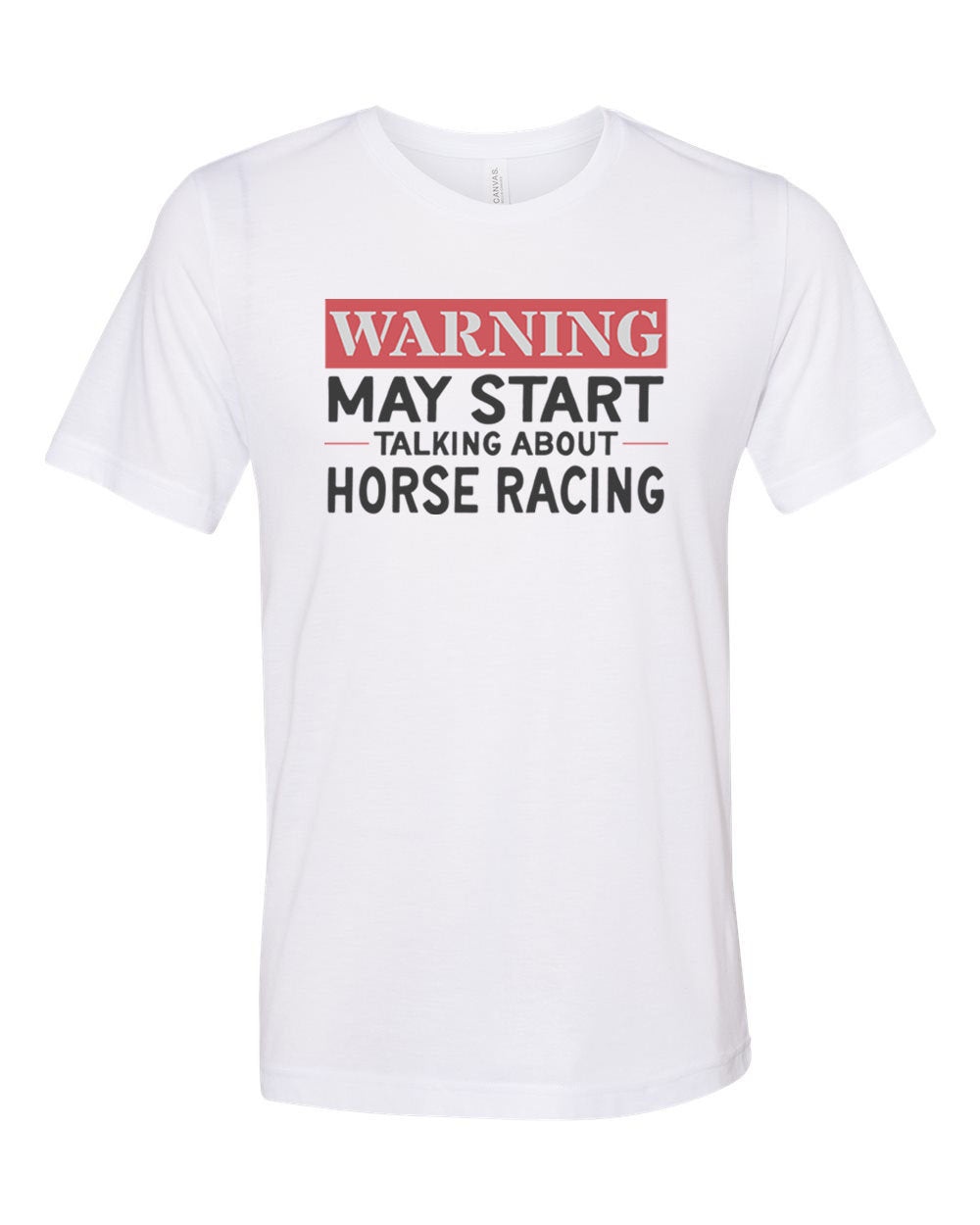 Horse Racing Shirt, Thinking About Horse Racing, Equestrian Shirt, Horse Shirt, Unisex Fit, Horse Gift, Equestrian Gift, Horses, Horseback - Chase Me Tees LLC