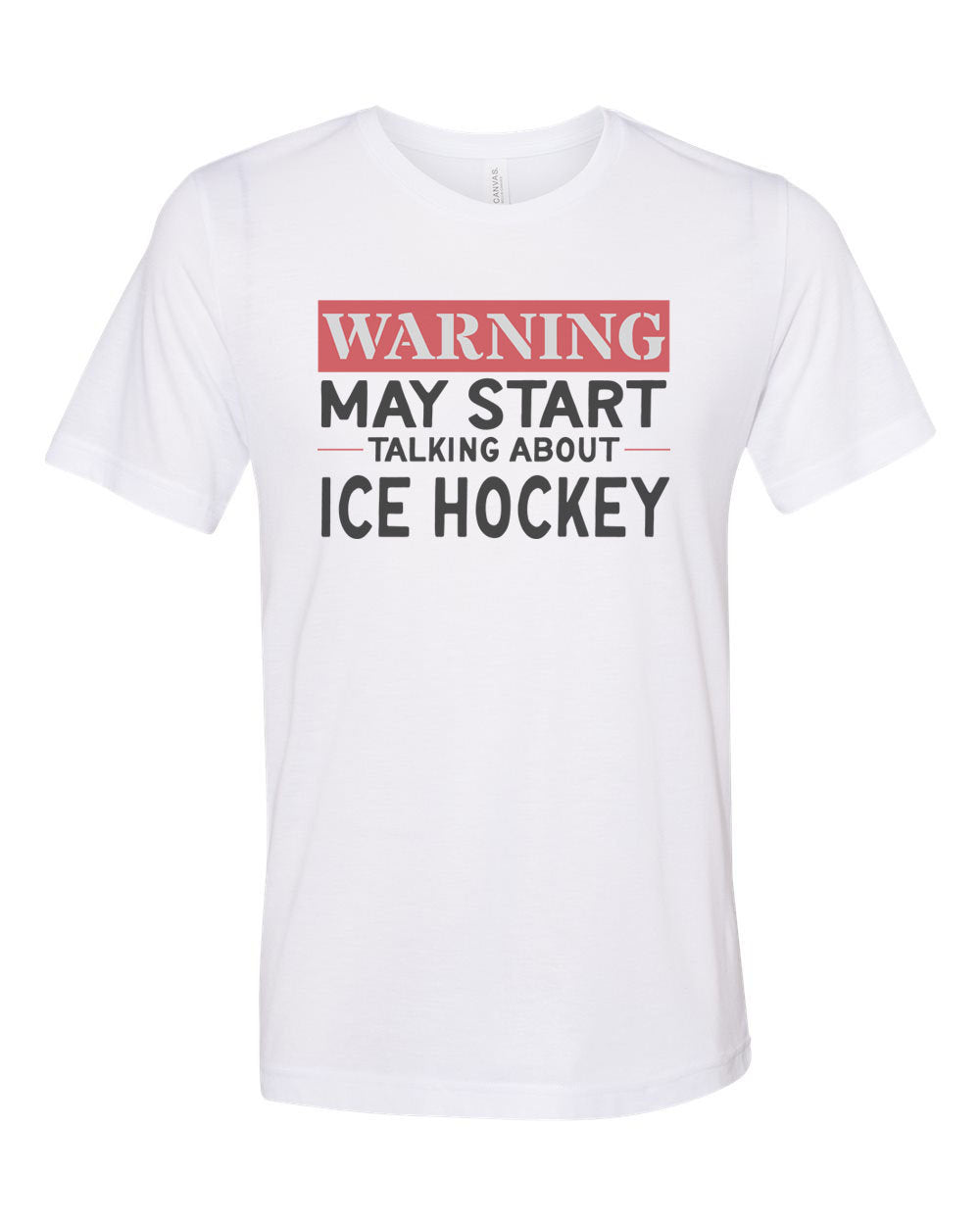 Hockey Shirt, Talking About Ice Hockey, Ice Hockey Shirt, Hockey Gift, Unisex Fit, Gift For Hockey Fan, Sublimated Design, Hockey Tee - Chase Me Tees LLC