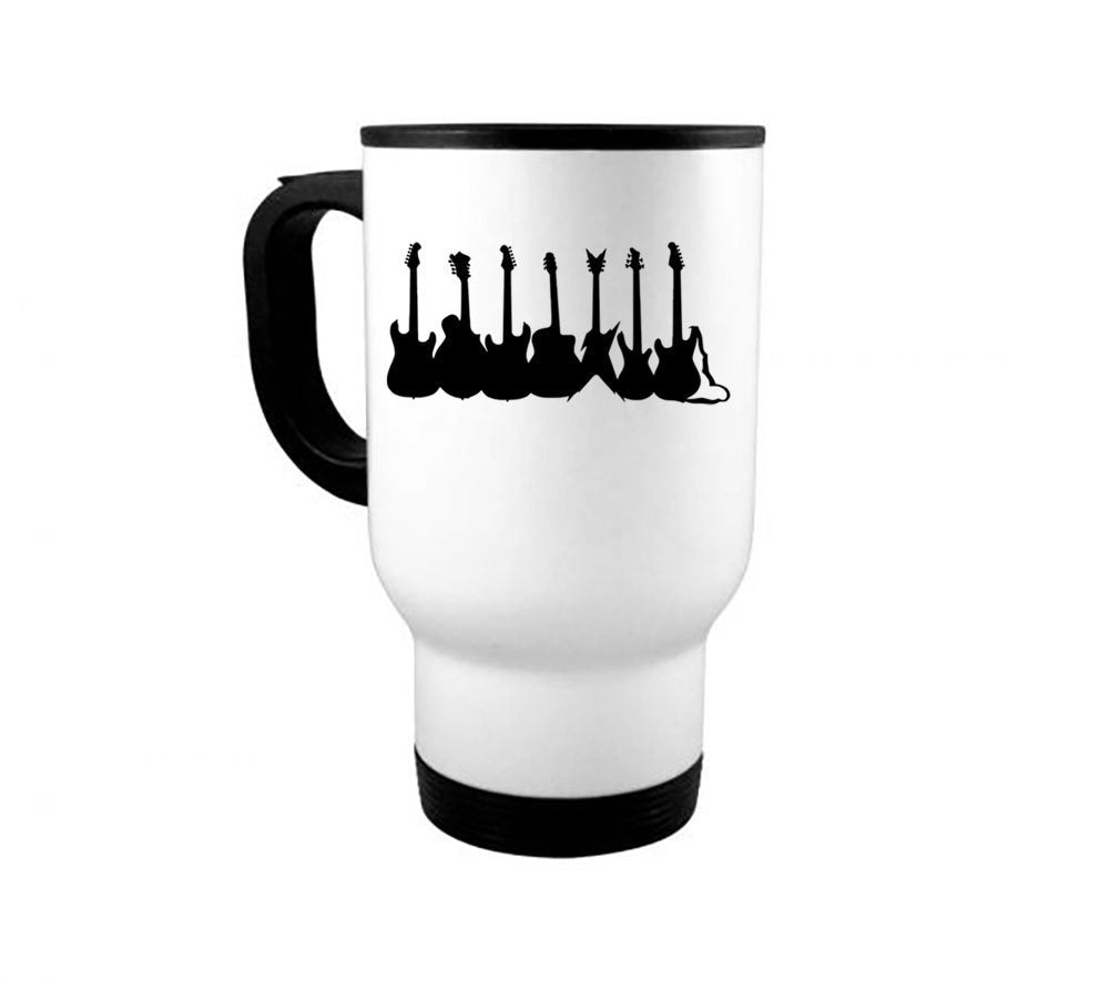 Guitar Mug, Guitars, Guitarist Mug, Gift For Musician, Guitar Gift, Sublimated Design, Dishwasher Safe, Guitarist Coffee Mug, Rock N Roll - Chase Me Tees LLC