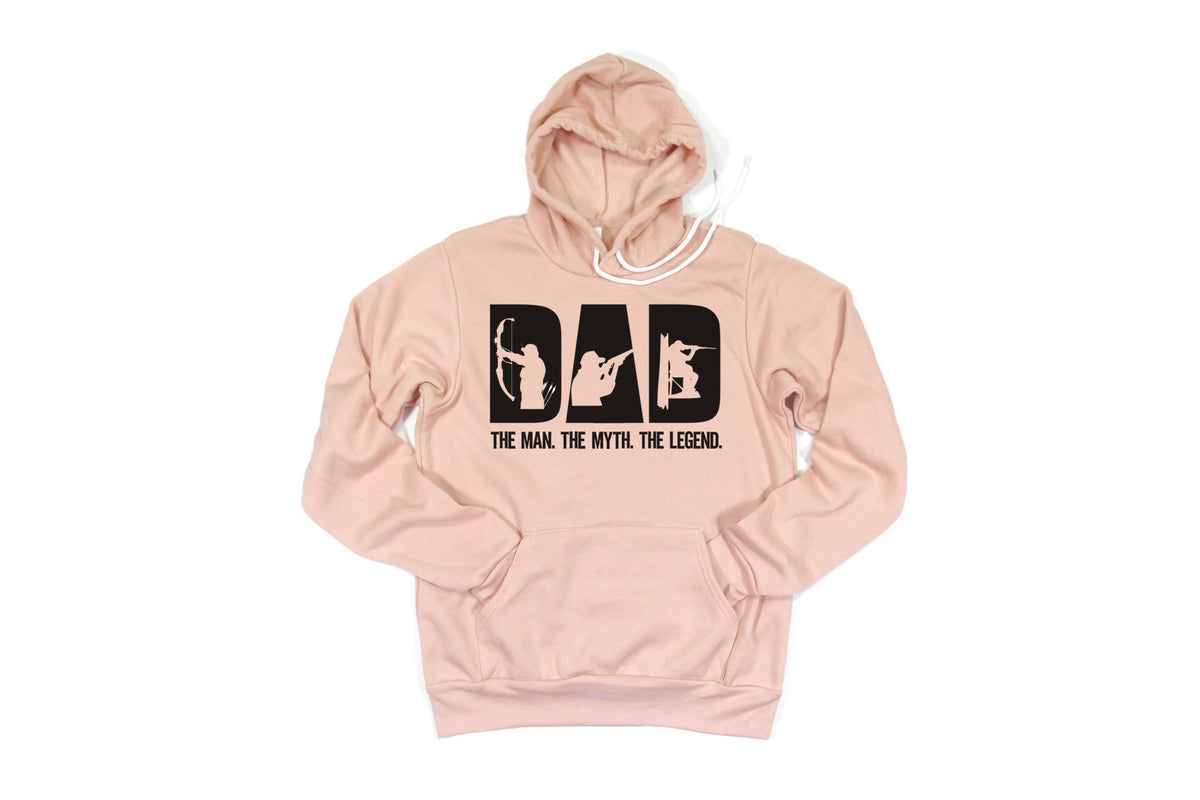 Dad Gift, Dad The Man The Myth The Legend, Hunting Hoodie, Hunting Dad, Father's Day Gift, Hunting Gift For Dad, Hunting Apparel, Dad Shirt - Chase Me Tees LLC