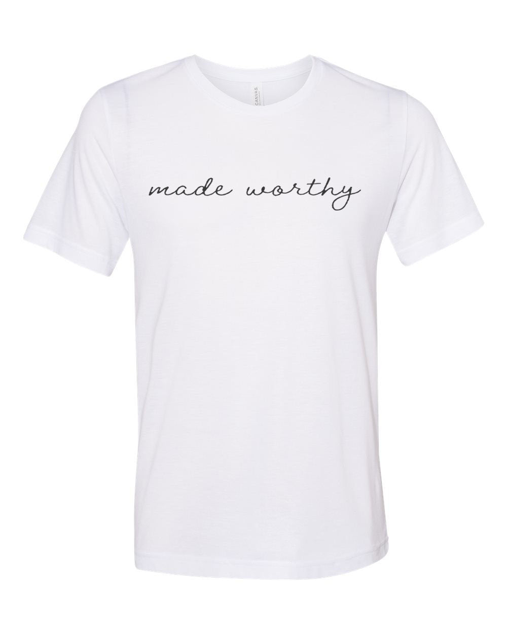 Christian Shirt, Made Worthy, Religious Shirt, Unisex Fit, Jesus Shirt, Gift For Her, Christian Apparel, Inspirational Shirt, Godly Shirt - Chase Me Tees LLC