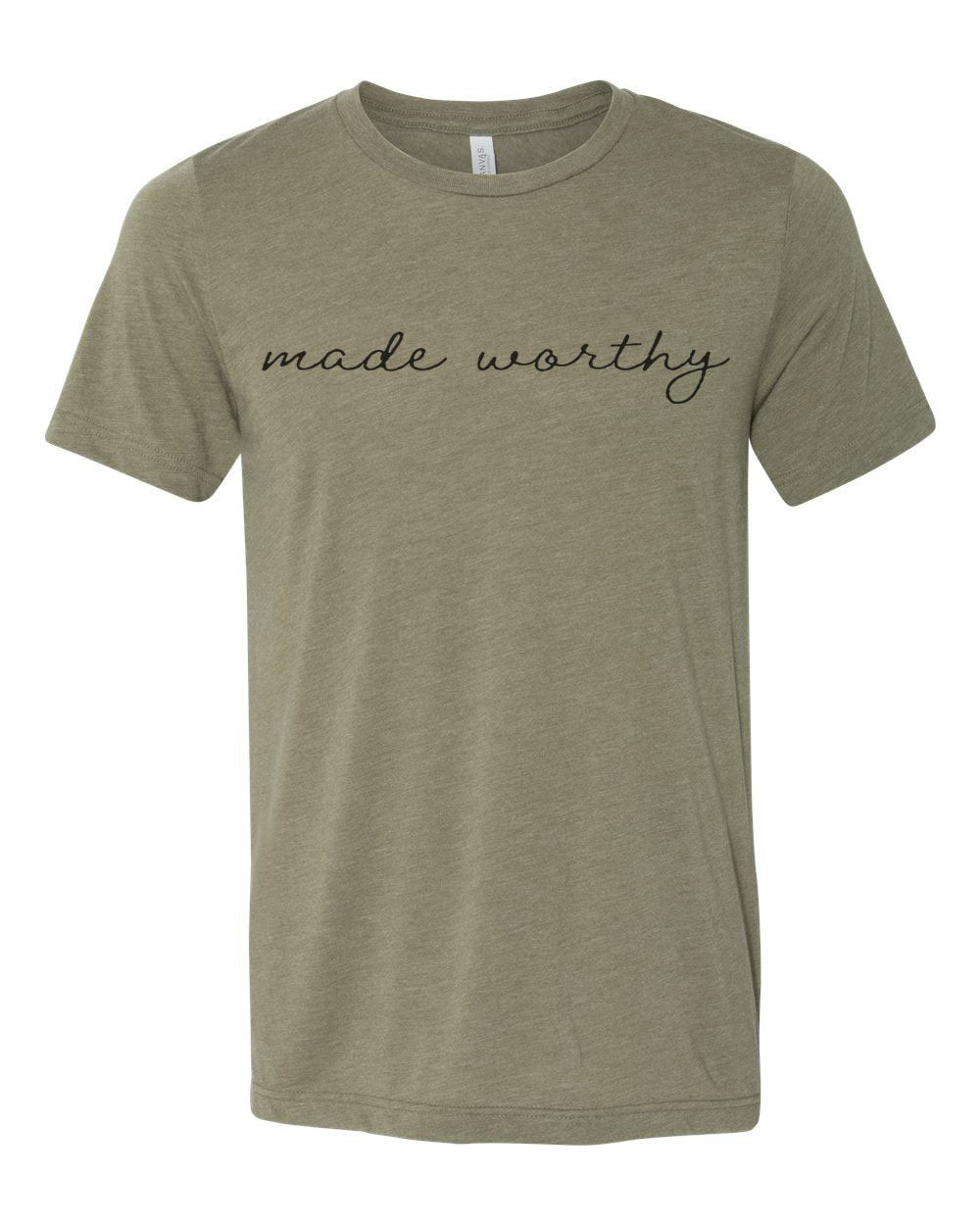 Christian Shirt, Made Worthy, Religious Shirt, Unisex Fit, Jesus Shirt, Gift For Her, Christian Apparel, Inspirational Shirt, Godly Shirt - Chase Me Tees LLC