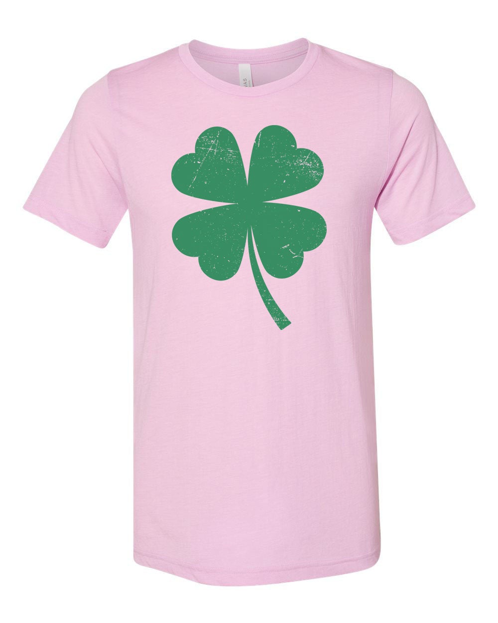 St. Patricks Day Shirt, Shamrock Shirt, Four Leaf Clover, Unisex Fit, Distressed Clover, Clover Shirt, 4 Leaf Clover, Shamrock, St Patricks - Chase Me Tees LLC