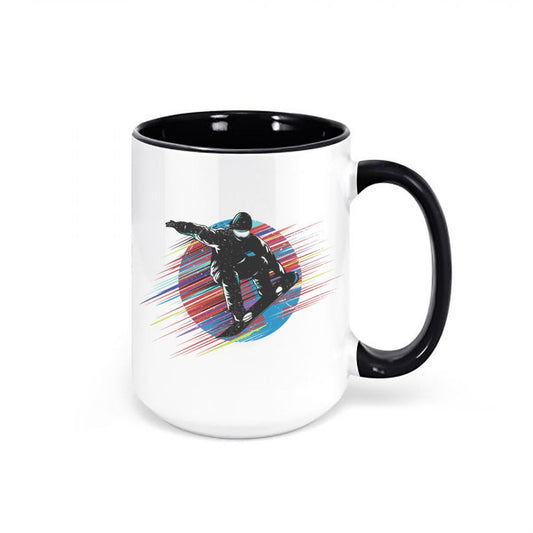 Snowboard Mug, Snowboard Sun, Gift For Snowboarder, Skiing Mug, Snowboard Gift, Snowboarder, Skiing Gift, Snowboard Coffee Mug, Snow Mug - Chase Me Tees LLC