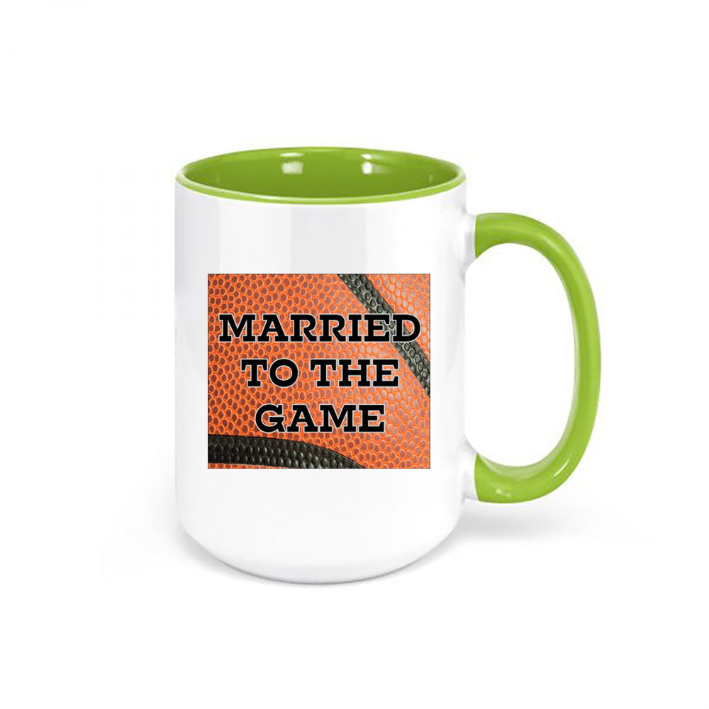 Basketball Mug, Married To The Game, Basketball Gift, Sports Mug, Basketball Coach, Coach Mug, Gift For Basketball Coach, Bball Mug, Coffee - Chase Me Tees LLC