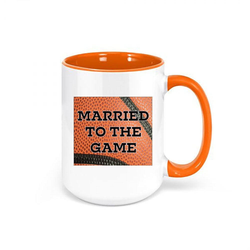Basketball Mug, Married To The Game, Basketball Gift, Sports Mug, Basketball Coach, Coach Mug, Gift For Basketball Coach, Bball Mug, Coffee - Chase Me Tees LLC
