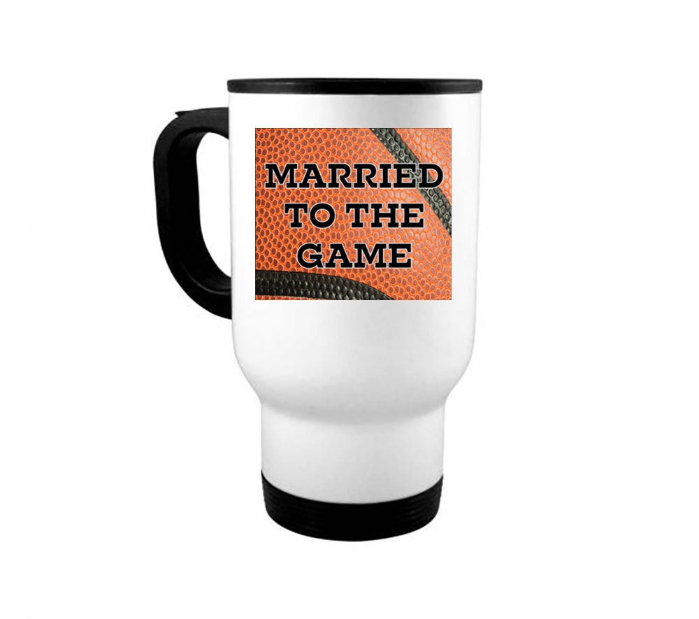 Basketball Mug, Married To The Game, Basketball Gift, Sports Mug, Basketball Coach, Coach Mug, Gift For Basketball Coach, Bball Mug, Coffee - Chase Me Tees LLC