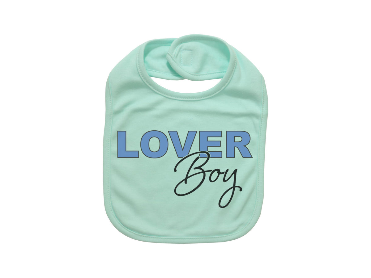 Lover Boy, Baby Boy Bib, Baby Boy Gift, Lover Boy Gift, Newborn Bib, Gift For Infant, Valentine's Day Bib, Love Day Bib, Valentine's Baby - Chase Me Tees LLC