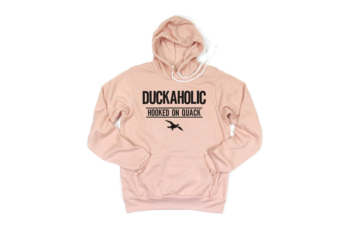 Duck Hunting Hoodie, Duckaholic, Hooked On Quack, Waterfowl Hunting, Gift For Duck Hunter, Hunting Gift, Waterfowl Hoodie, Gift For Him - Chase Me Tees LLC