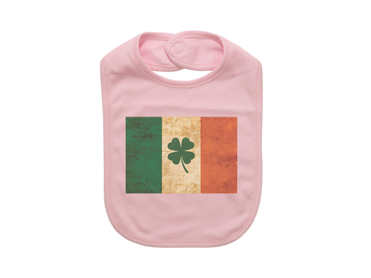 Irish Flag, Irish Baby Bib, St. Patricks Day Bib, Baby Irish, Baby Shower Gift, Newborn Irish Bib, Ireland Bib, St Patricks Day Baby, Bibs - Chase Me Tees LLC
