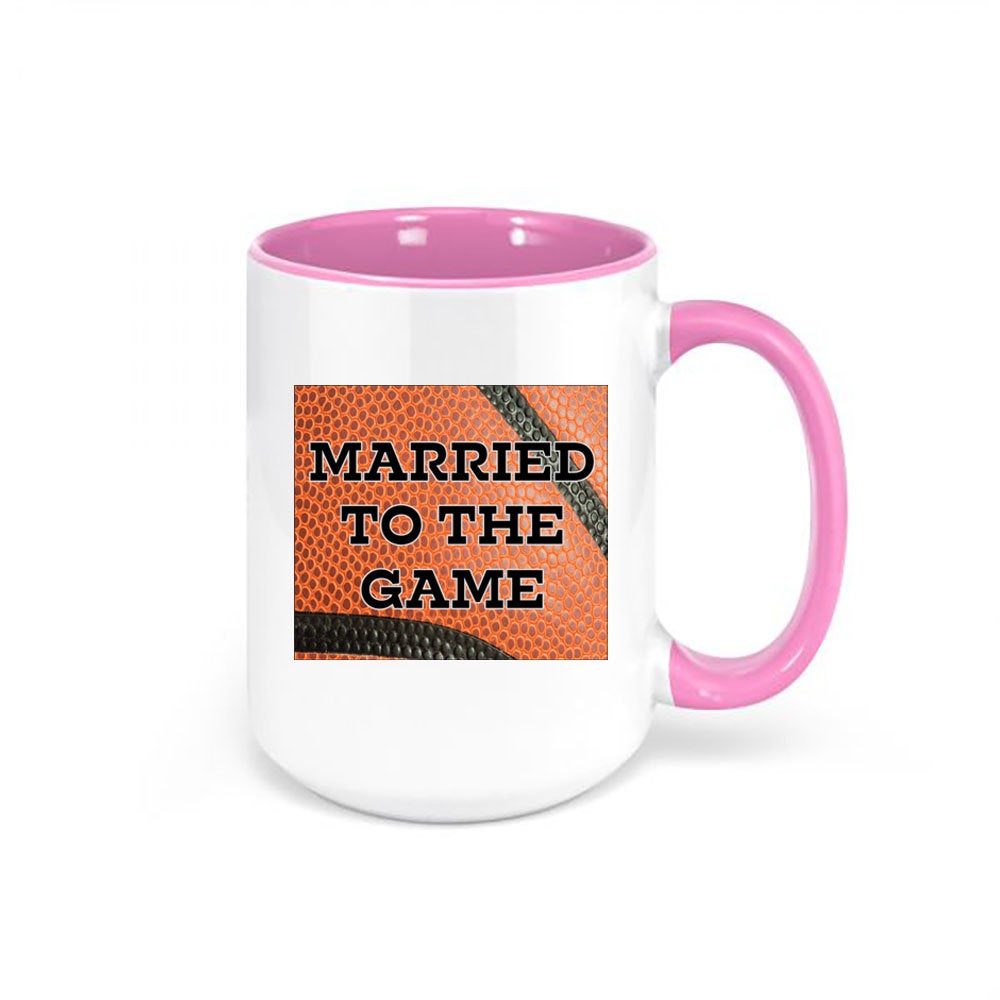 Basketball Mug, Married To The Game, Basketball Gift, Sports Mug, Basketball Coach, Coach Mug, Gift For Basketball Coach, Bball Mug, Coffee - Chase Me Tees LLC