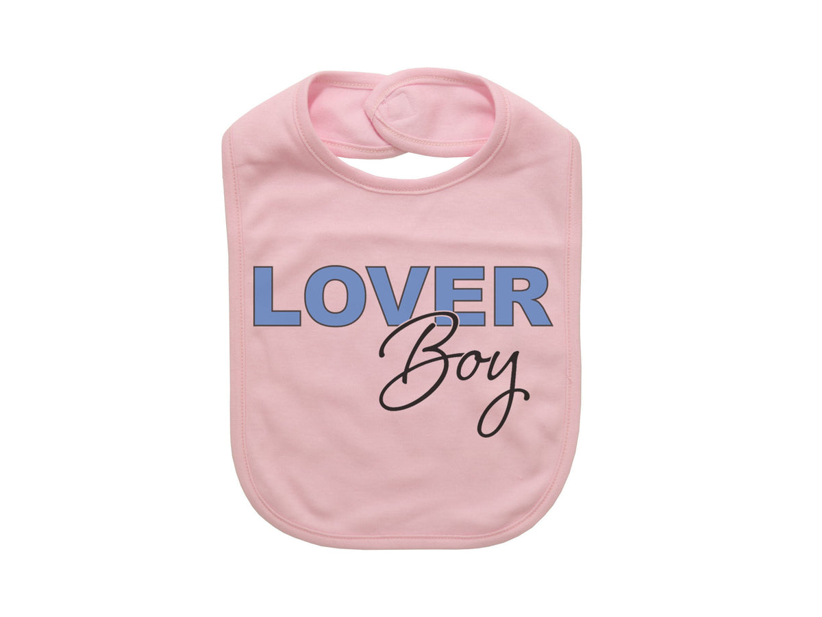 Lover Boy, Baby Boy Bib, Baby Boy Gift, Lover Boy Gift, Newborn Bib, Gift For Infant, Valentine's Day Bib, Love Day Bib, Valentine's Baby - Chase Me Tees LLC