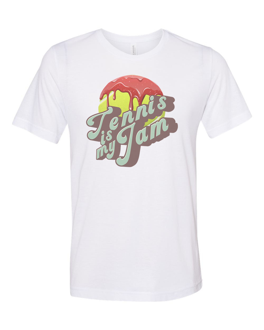 Tennis Shirt, Tennis Is My Jam, Funny Tennis Shirt, Unisex Fit, Tennis Apparel, Tennis Ball, Tennis Gift, Sports, Athletic Shirt, Sublimated - Chase Me Tees LLC