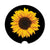 Car Coaster, Sunflower Car Coaster, Sunflower, Flower Car Coaster, Car Accessories, Car Gift, Truck Coaster, Vehicle Accessories, Flowers - Chase Me Tees LLC