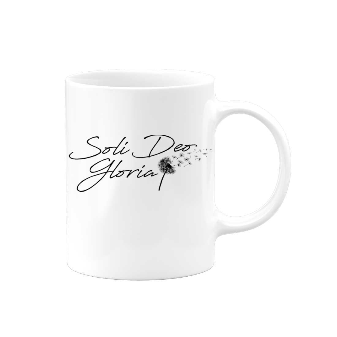 Soli Deo Gloria, Christian Mugs, Jesus Coffee Cup, Christian Gift, Religious Mug, Christian Decor, Glory To God Alone, Godly Mugs, Cups - Chase Me Tees LLC