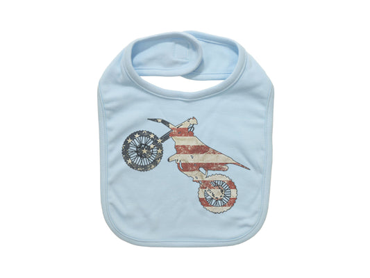 Baby Dirt Bike Bib, Dirt Bike Flag, Racing Bib, Gift For Newborn, Baby Announcement, Dirt Bike Bib, Baby Racing, Baby Shower Gift, Braaap - Chase Me Tees LLC