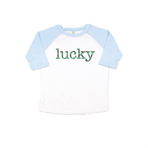 Kid's St. Patrick's Day Shirt, Lucky Plaid, Toddler Shirt, Youth Shirt, Kid's Lucky Shirt, Toddler St. Patricks Day, Children's Lucky Shirt - Chase Me Tees LLC