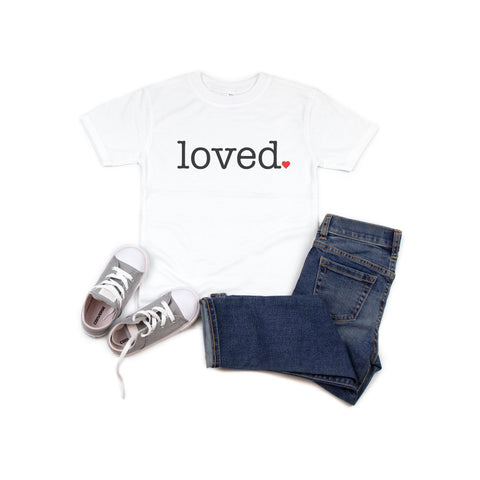 Kid's Loved Shirt, Loved Heart, Cute Toddler Shirt, Youth Loved Tee, Children's Clothing, Loved Shirt, Trendy Kid's Shirt, Loved, Heart - Chase Me Tees LLC