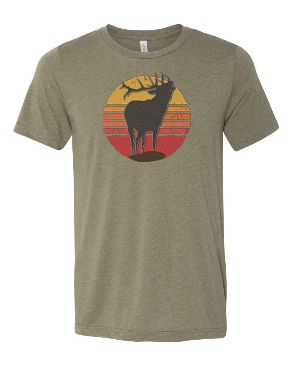 Elk Hunting Shirt, Elk Sunset, Bugling Elk Shirt, Unisex Fit, Gift For Him, Hunting Shirt, Bow Hunting Shirt, Elk Bugle, Father's Day Gift - Chase Me Tees LLC