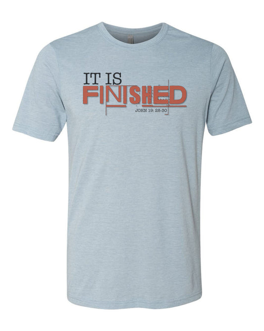 Christian Shirt, It Is Finished, Easter Shirt, It Is Finished Shirt, Religious T-shirt, Unisex Fit, Sublimated Design, Christian Gift - Chase Me Tees LLC