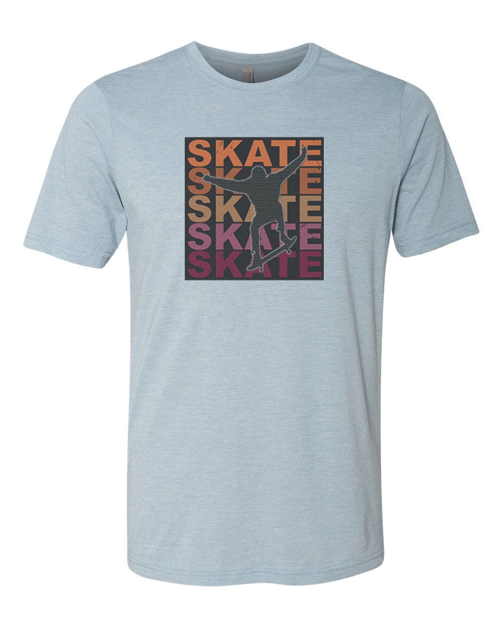 Skateboard Shirt, Skate Skate Skate, Skateboard Gift, Unisex Fit, Skating Gift, Skater Gift, Sublimated Design, Skater T-shirt, Super Soft - Chase Me Tees LLC