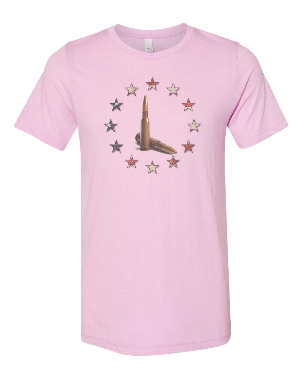 Bullet Shirt, Stars And Bullets, 2nd Amendment Shirt, Gun Shirt, Tactical Shirt, Gun Apparel, Unisex Fit, Gun Lover, Cartridges, Bullets - Chase Me Tees LLC