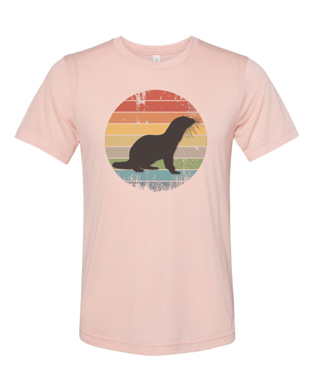 River Otter Shirt, Otter Sunset, Otter Gift, Sublimated Design, River Shirt, Sunset T-shirt, Animal Apparel, Gift For Him, Otter Lover - Chase Me Tees LLC