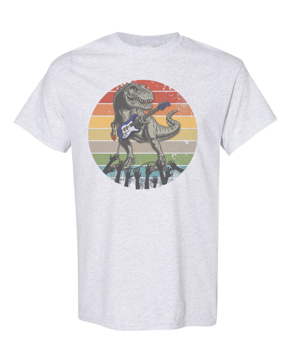 Guitar T Shirt, Guitar Dino, Guitar Shirt, Funny Guitar Shirt, Dinosaur Playing Guitar, Electric Guitar Shirt, Lead Guitarist Shirt, T-Rex - Chase Me Tees LLC